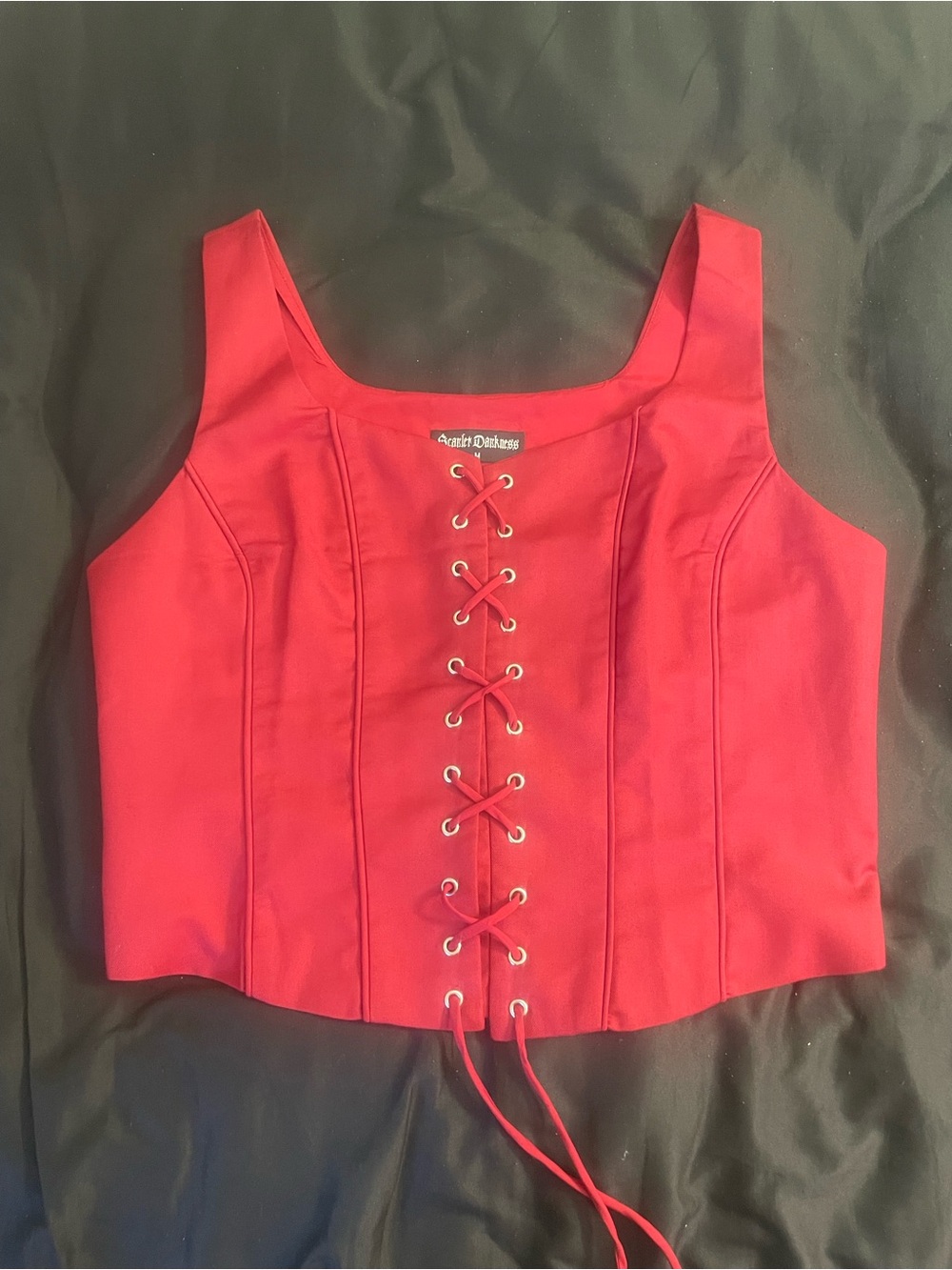 Red Corset Top